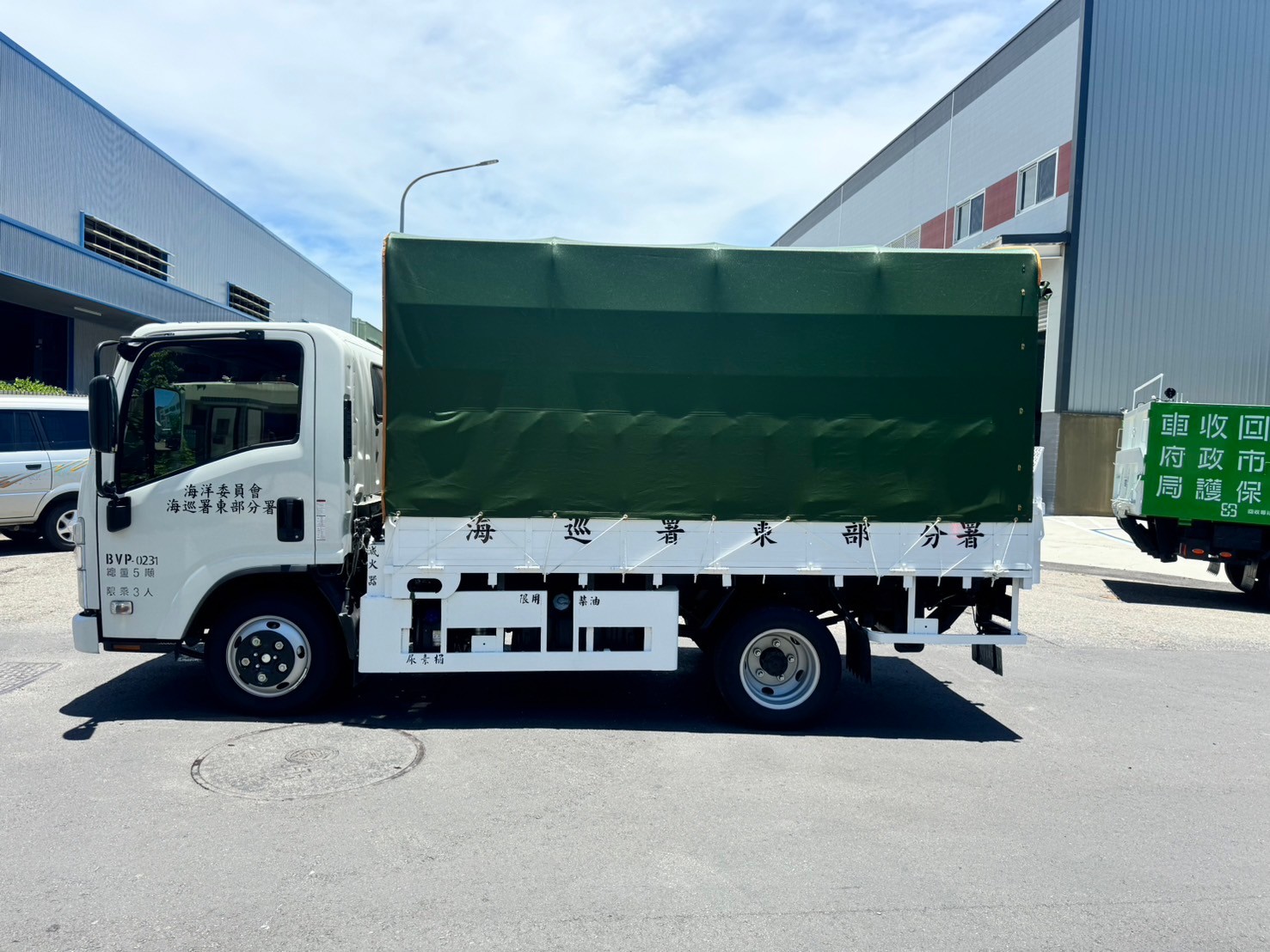 海巡署框式車